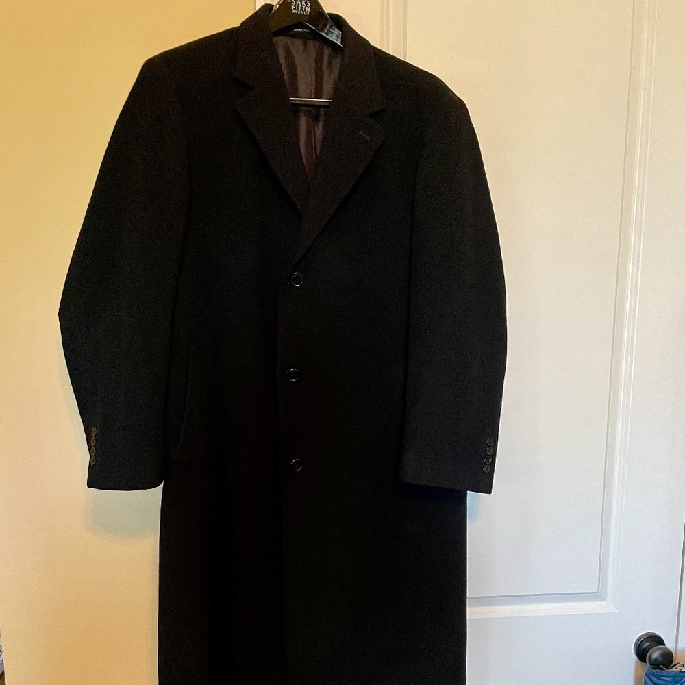 Men's Lauren by Ralph Lauren Cashmere Blend Overcoat 44R